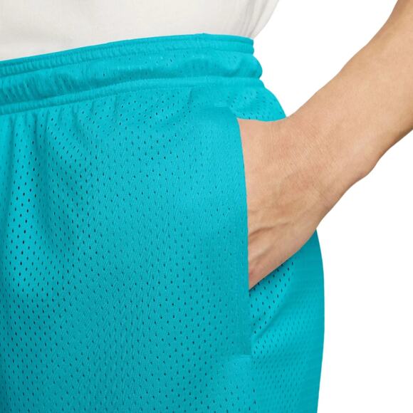 Nike Mens Size M Dri FIT 5" Mesh Basketball Shorts Pockets Teal White HV1880 345 - Picture 12 of 12